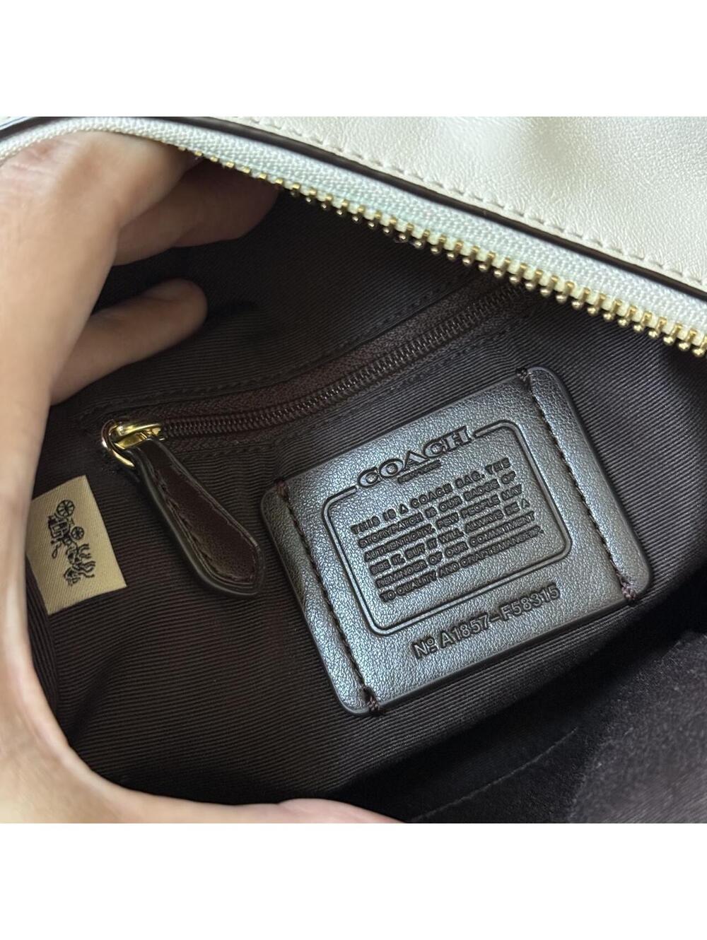 Coach Mini Charlie Signature Backpack 🤎 - Picture 8 of 9